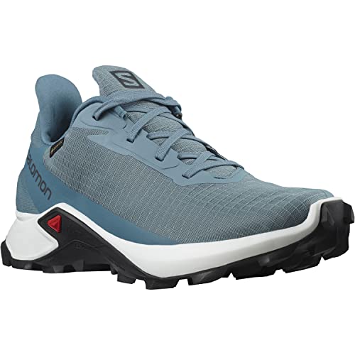 Salomon Alphacross 3 Gore-Tex (impermeable) Mujer Zapatos de trail running, Azul (Bluestone/White/Mallard Blue), 36 2/3 EU