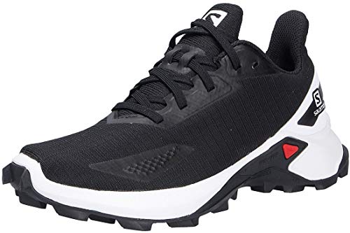 Salomon Alphacross Blast unisex-niños Zapatos de trail running, Negro (Black/White/Black), 32 EU