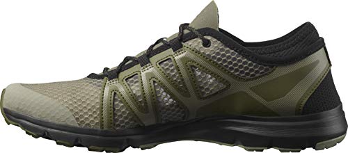 Salomon Crossamphibian Swift 2 Hombre Zapatos de trekking, Verde (Vetiver/Olive Night/Black), 40 EU