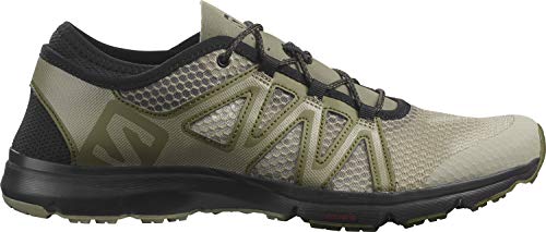 Salomon Crossamphibian Swift 2 Hombre Zapatos de trekking, Verde (Vetiver/Olive Night/Black), 40 EU