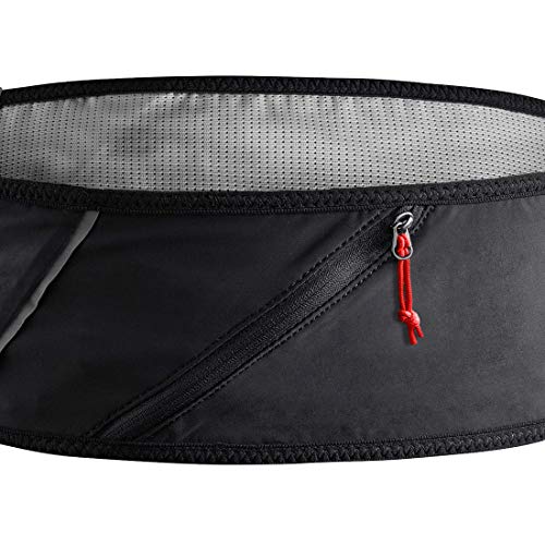 Salomon PULSE BELT Riñonera de hidratación, Práctica y cómoda, Incluye botella, Negro, XS