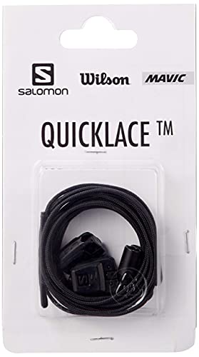 Salomon Quicklace Kit Unisex adulto Cordones de repuesto, Negro (Black), One Size