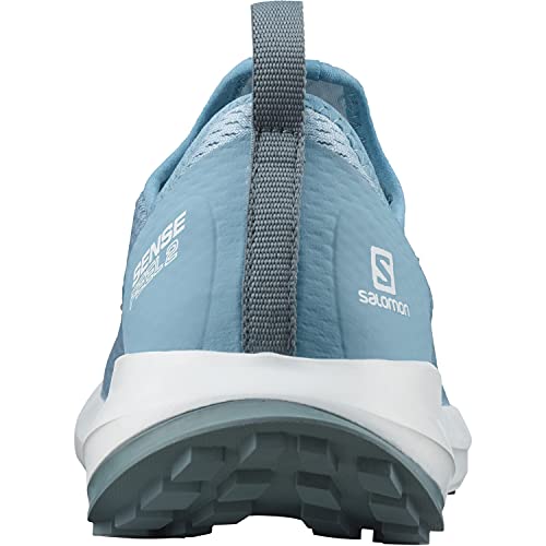 Salomon Sense Feel 2 Mujer Zapatos de trail running, Azul (Crystal Blue/White/Trooper), 37 1/3 EU