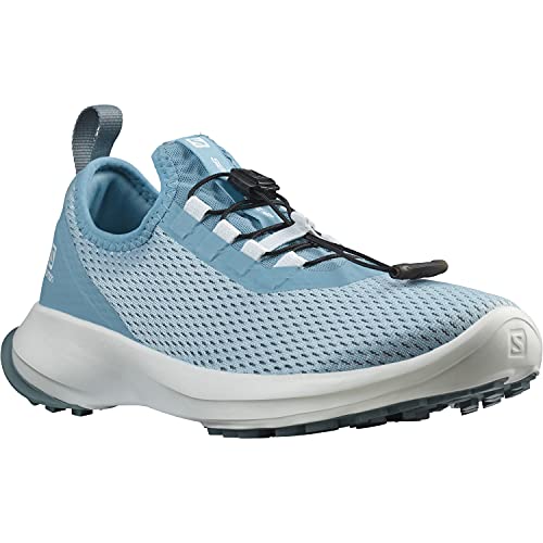 Salomon Sense Feel 2 Mujer Zapatos de trail running, Azul (Crystal Blue/White/Trooper), 40 EU