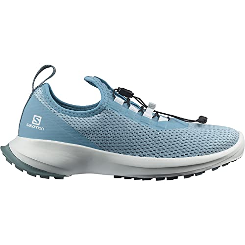 Salomon Sense Feel 2 Mujer Zapatos de trail running, Azul (Crystal Blue/White/Trooper), 40 EU