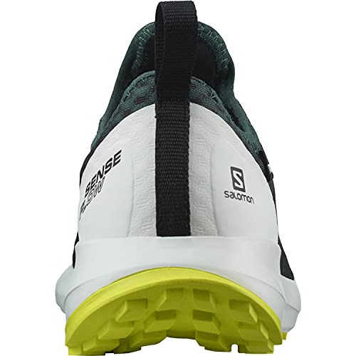 Salomon Sense Flow Climasalomon Waterproof (impermeable) unisex-niños Zapatos de trail running, Verde (Green Gables/White/Evening Primrose), 33 EU