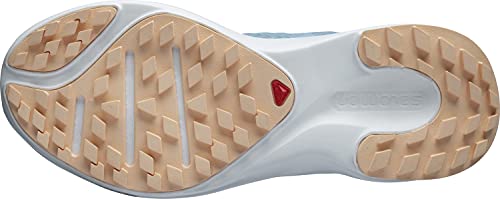 Salomon Sense Flow unisex-niños Zapatos de trail running, Azul (Ashley Blue/White/Almond Cream), 35 EU