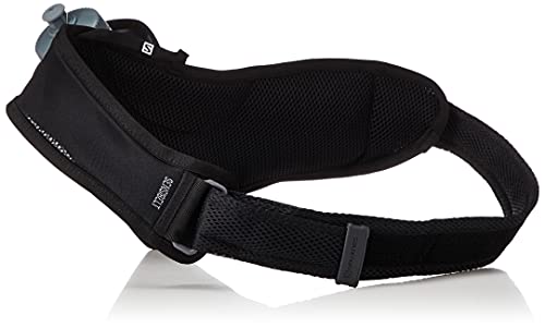Salomon Sensibelt Cinturon de hidratación Trail Running Senderismo incluye 1 botella, Negro (Black), Talla única