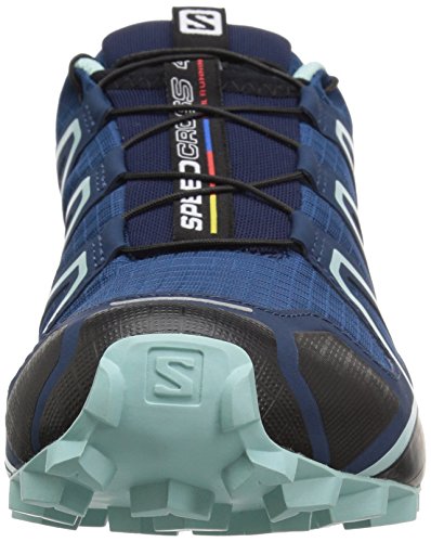 Salomon Speedcross 4, Hombre, Azul (Poseidon/Eggshell Blue/Black), 38 EU