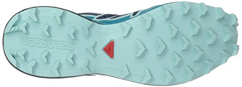 Salomon Speedcross 4, Hombre, Azul (Poseidon/Eggshell Blue/Black), 38 EU