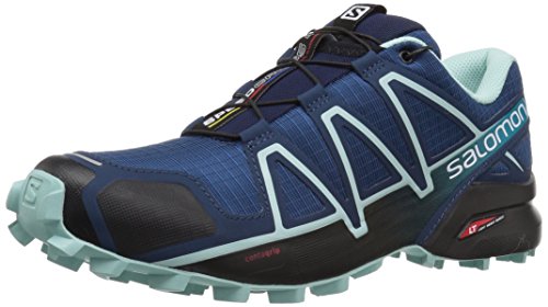 Salomon Speedcross 4, Hombre, Azul (Poseidon/Eggshell Blue/Black), 38 EU