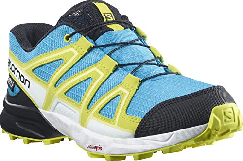 Salomon Speedcross Climasalomon Waterproof (impermeable) Junior unisex-niños Zapatos de trail running, Azul (Hawaiian Ocean/Evening Primrose/Charlock), 36 EU