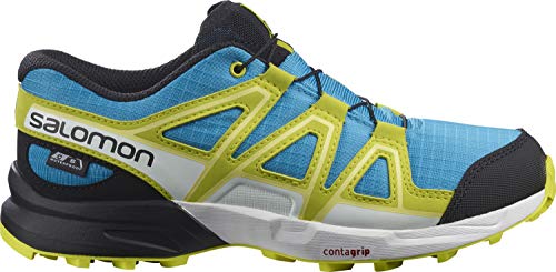 Salomon Speedcross Climasalomon Waterproof (impermeable) Junior unisex-niños Zapatos de trail running, Azul (Hawaiian Ocean/Evening Primrose/Charlock), 36 EU