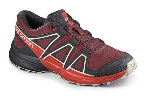Salomon Speedcross unisex-niños Zapatos de trail running, Rojo (Red Dahlia/Cherry Tomato/Vanilla Ice), 31 EU