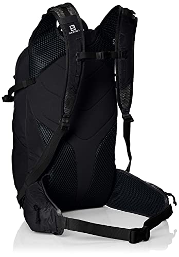 Salomon Trailblazer 30 Mochila de senderismo/viaje, Espaciosa y práctica, Capacidad 30 l Unisex adulto, Negro (Black), Talla única