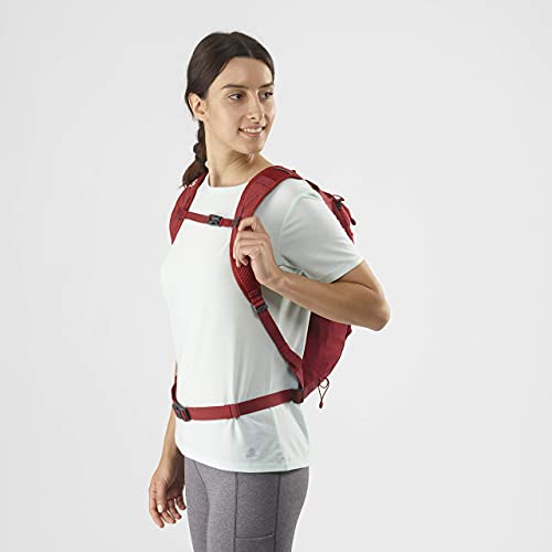 Salomon Trailblazer Hombre Mujer Mochila Trail Running Senderismo Esquí Snowboard, Rojo (Red Chili), Talla única