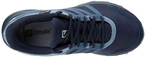 Salomon Trailster 2 Gore-Tex (impermeable) Mujer Zapatos de trail running, Azul (Navy Blazer/Sargasso Sea/Flint Stone), 36 EU