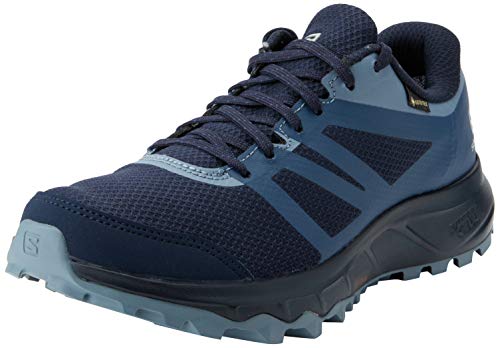 Salomon Trailster 2 Gore-Tex (impermeable) Mujer Zapatos de trail running, Azul (Navy Blazer/Sargasso Sea/Flint Stone), 36 EU