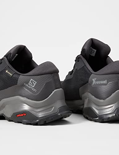 Salomon X Reveal Gore-Tex, Hombre, Negro (Black/Phantom/Magnet), 43 ⅓ EU