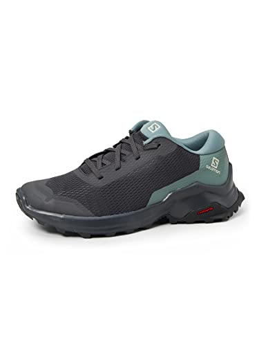 Salomon X Reveal Mujer Zapatos de trekking, Negro (Phantom/Balsam Green/Black), 38 EU