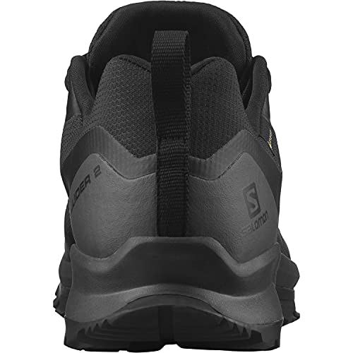Salomon XA Collider 2 Gore-Tex (impermeable) Hombre Zapatos de trail running, Negro (Black/Black/Ebony), 44 EU