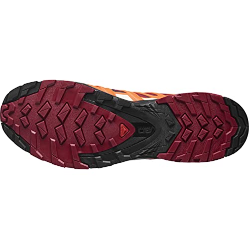 Salomon XA Pro 3D V8 Gore-Tex (impermeable) Hombre Zapatos de trail running, Rojo (Biking Red/Red Orange/Black), 40 2/3 EU