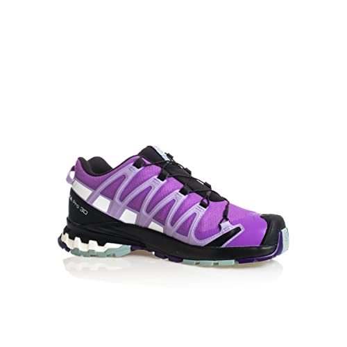 Salomon XA Pro 3D V8 Gore-Tex (impermeable) Mujer Zapatos de trail running, Violeta (Royal Lilac/Lavender/Slate), 36 2/3 EU