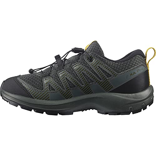 Salomon XA Pro V8 unisex-niños Zapatos de trail running, Negro (Black/Urban Chic/Sulphur), 38 EU