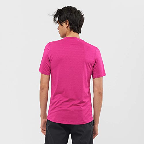 SALOMON XA tee M Camiseta con Tejido Suave de Secado rápido y Detalles Reflectantes para Senderismo