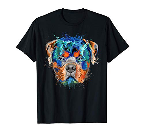 Salpicadura de Rottweiler Camiseta