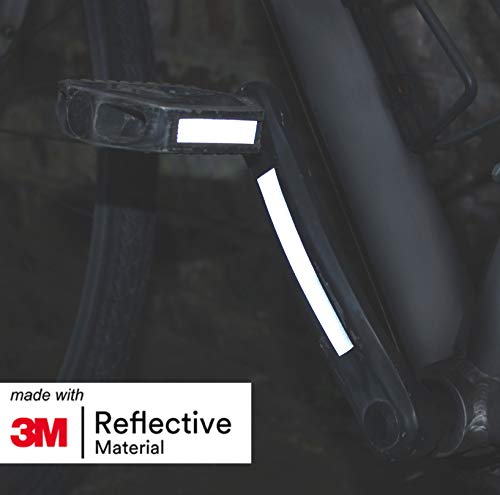 Salzmann 3M Cinta Reflectante | Cinta Adhesiva para Mochilas, Bicicletas, Cascos, cochecitos de Bebe | Equipada con Material Reflectante 3M
