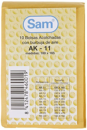 SAM 11 - Bolsa de burbujas, 10 unidades
