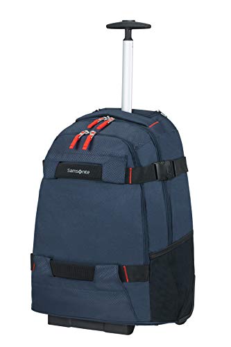 Samsonite Sonora - 17 Pulgadas Mochila para Portátil con Ruedas, 55 cm, 30 L, Azul (Night Blue)