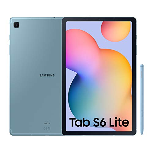 SAMSUNG Galaxy Tab S6 Lite - Tablet de 10.4" (WiFi, Procesador Exynos 9611, RAM de 4GB, Almacenamiento de 64GB, Android 10) - Color Azul [Versión española]