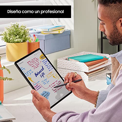 SAMSUNG Galaxy Tab S7 FE - Tablet de 12.4" (WiFi, RAM de 6GB, Almacenamiento de 128GB, Android) - Color Blanco [Versión española]