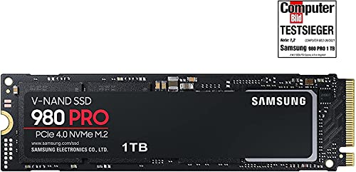 Samsung SSD 980 PRO - Disco duro interno de estado sólido, 1 TB, NVMe, 7000 MB/s, M.2