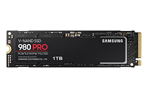 Samsung SSD 980 PRO - Disco duro interno de estado sólido, 1 TB, NVMe, 7000 MB/s, M.2