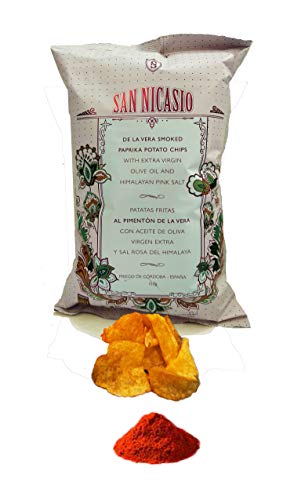 San Nicasio Patatas Fritas al Pimenton de la Vera DOP - 14 Bolsas de 150gr