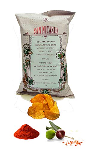 San Nicasio Patatas Fritas al Pimenton de la Vera DOP - 14 Bolsas de 150gr