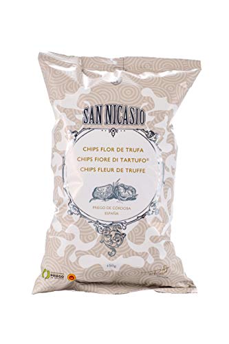 San Nicasio Patatas Fritas Flor de Trufa Caja - 14 bolsas de 150 gr