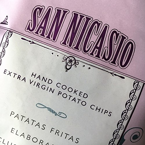 San Nicasio Patatas Fritas [Pack 14 x 150 g] en Aceite de Oliva Virgen Extra con Sal Rosa del Himalaya