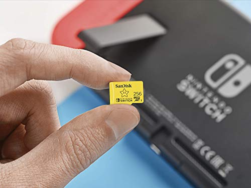 SanDisk microSDXC UHS-ITarjeta para Nintendo Switch 256B, Producto con Licencia de Nintendo