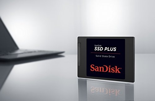 SanDisk SDSSDA-240G Plus – Disco sólido interno de 240 GB, SATA III SSD, con hasta 530 MB/s