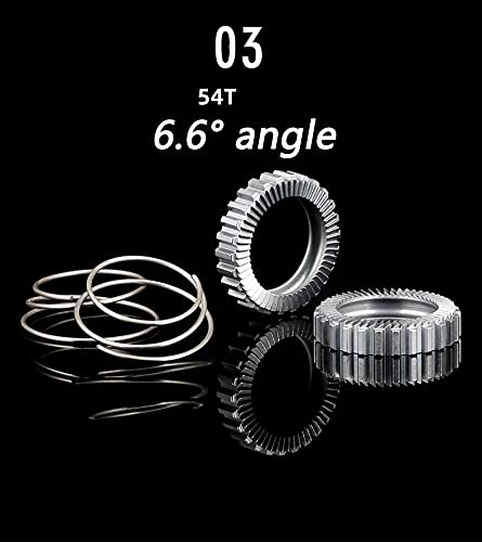 Sankuai 1set MTB Road Bike Hub Gear 54T Ratchet Bicycle Hub Service Kit Star Ratchet 54 Dientes for DT 18T Swiss 36T Ratchet 60T Pieza de Bicicleta (tamaño : 54T FOR DT)