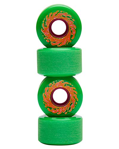 Santa Cruz 54,5mm Slime Balls OG`s 78A skateboardwielen green - pink