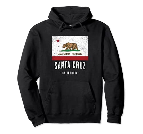 SANTA CRUZ California | Cali City, CA USA Ciudad Bandera - Sudadera con Capucha