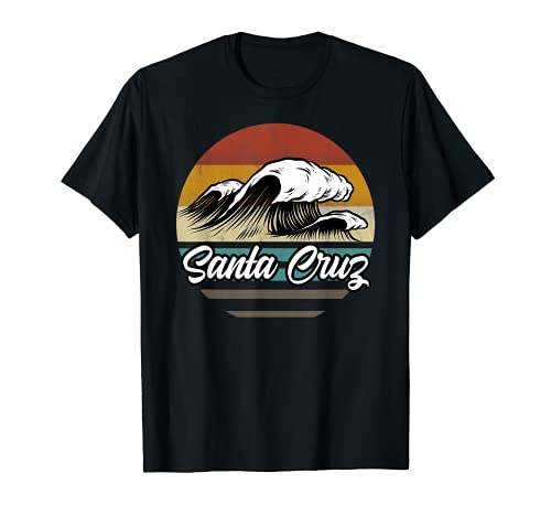 Santa Cruz California vintage retro Camiseta