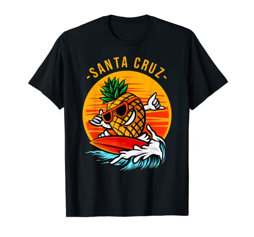 Santa Cruz California vintage retro Camiseta