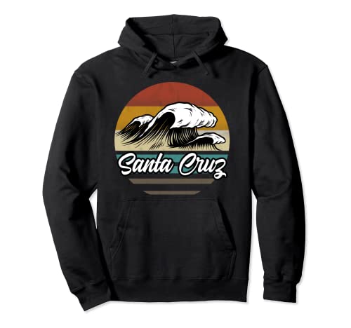 Santa Cruz California vintage retro Sudadera con Capucha