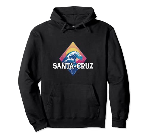 Santa Cruz California vintage retro Sudadera con Capucha